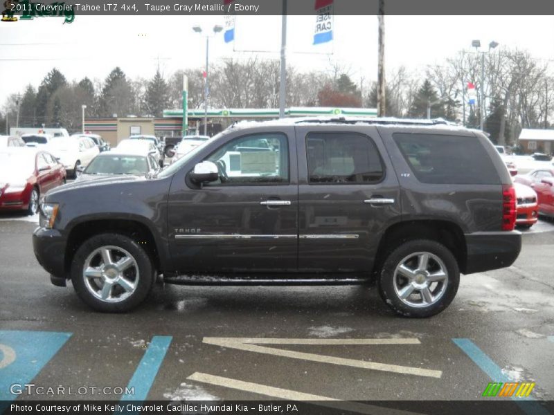 Taupe Gray Metallic / Ebony 2011 Chevrolet Tahoe LTZ 4x4