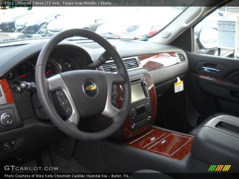 Taupe Gray Metallic / Ebony 2011 Chevrolet Tahoe LTZ 4x4