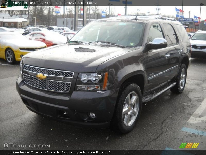 Taupe Gray Metallic / Ebony 2011 Chevrolet Tahoe LTZ 4x4