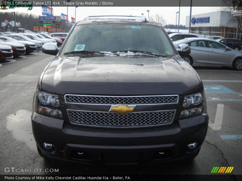 Taupe Gray Metallic / Ebony 2011 Chevrolet Tahoe LTZ 4x4