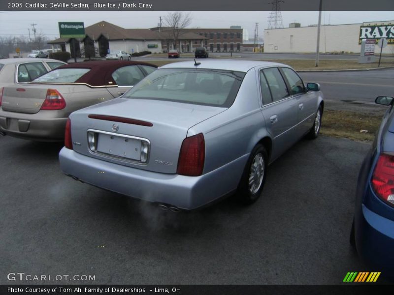 Blue Ice / Dark Gray 2005 Cadillac DeVille Sedan