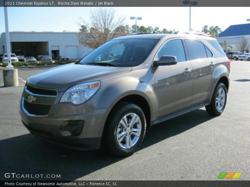 Mocha Steel Metallic / Jet Black 2011 Chevrolet Equinox LT