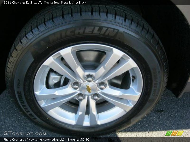 Mocha Steel Metallic / Jet Black 2011 Chevrolet Equinox LT
