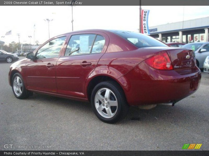 Sport Red / Gray 2009 Chevrolet Cobalt LT Sedan