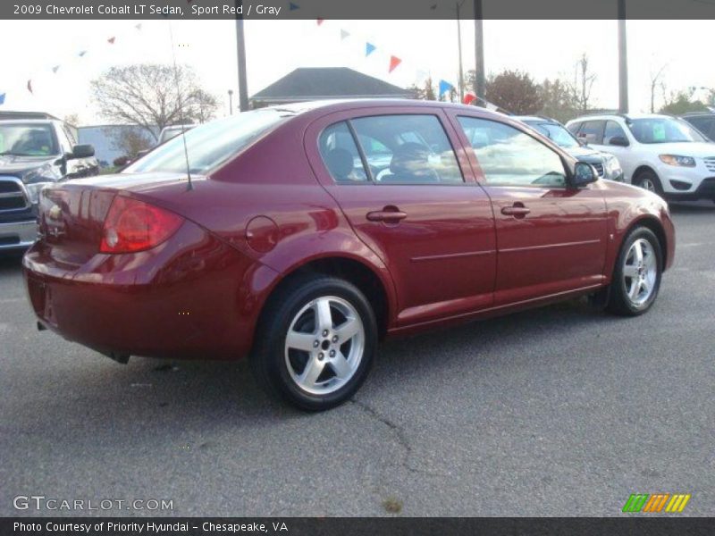 Sport Red / Gray 2009 Chevrolet Cobalt LT Sedan