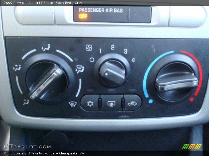 Sport Red / Gray 2009 Chevrolet Cobalt LT Sedan