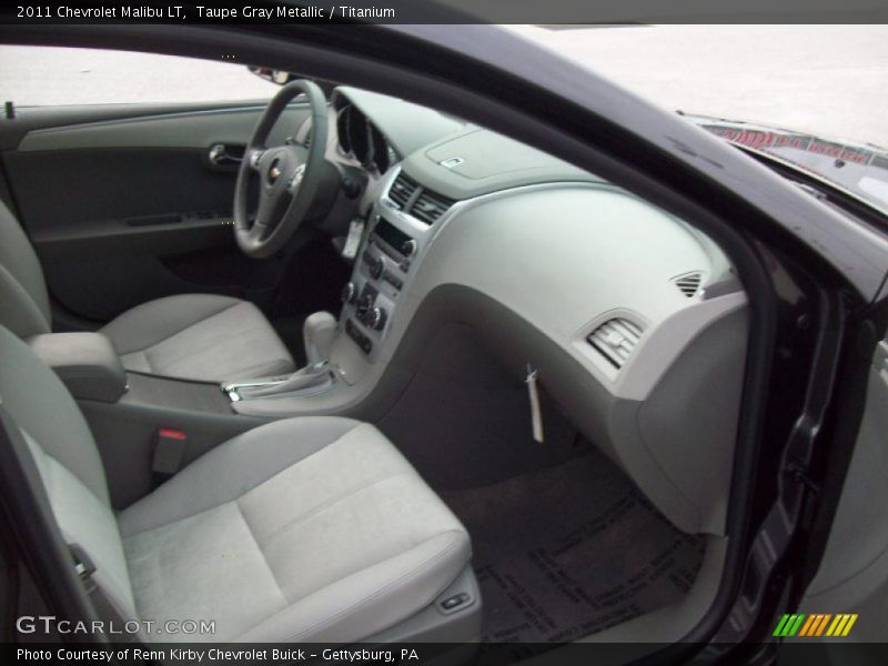 Taupe Gray Metallic / Titanium 2011 Chevrolet Malibu LT