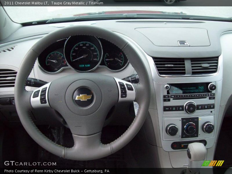 Dashboard of 2011 Malibu LT