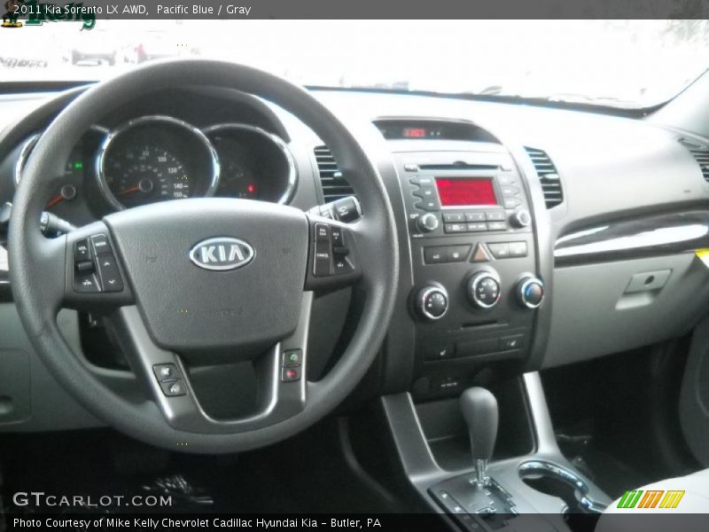 Pacific Blue / Gray 2011 Kia Sorento LX AWD