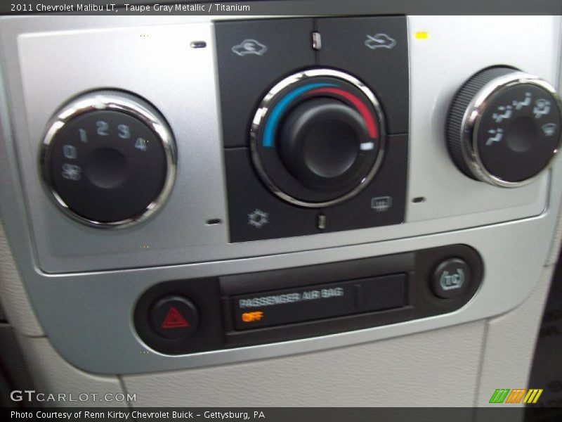 Taupe Gray Metallic / Titanium 2011 Chevrolet Malibu LT