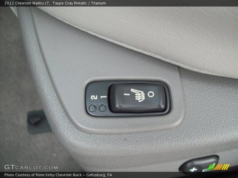 Taupe Gray Metallic / Titanium 2011 Chevrolet Malibu LT