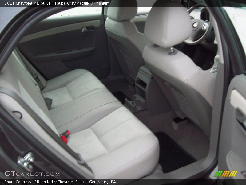 Taupe Gray Metallic / Titanium 2011 Chevrolet Malibu LT