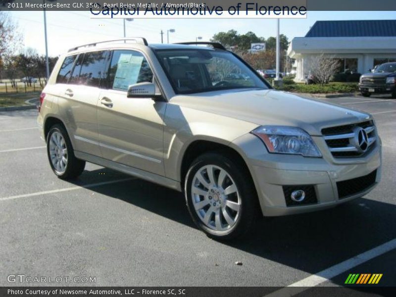 Pearl Beige Metallic / Almond/Black 2011 Mercedes-Benz GLK 350