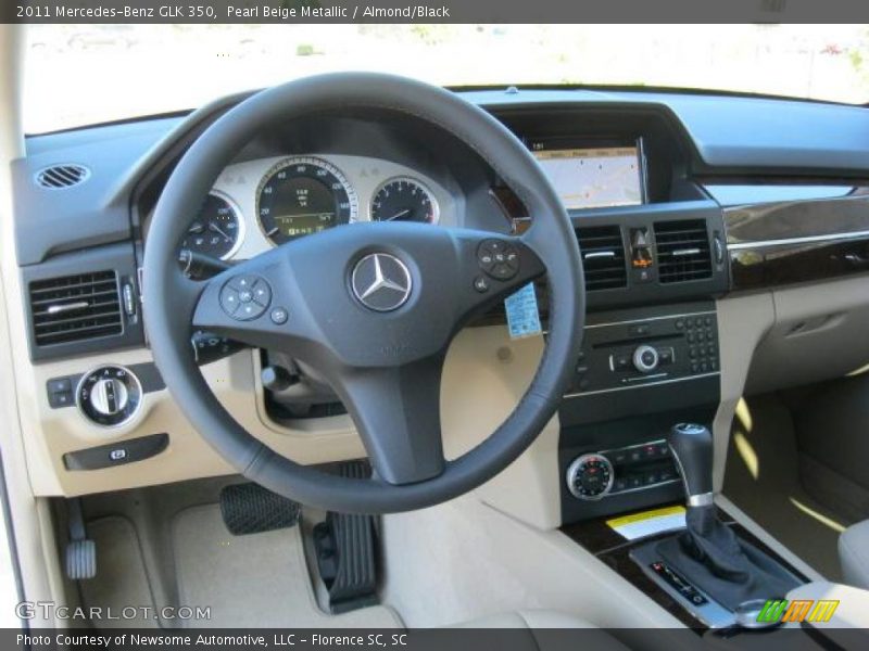 Pearl Beige Metallic / Almond/Black 2011 Mercedes-Benz GLK 350