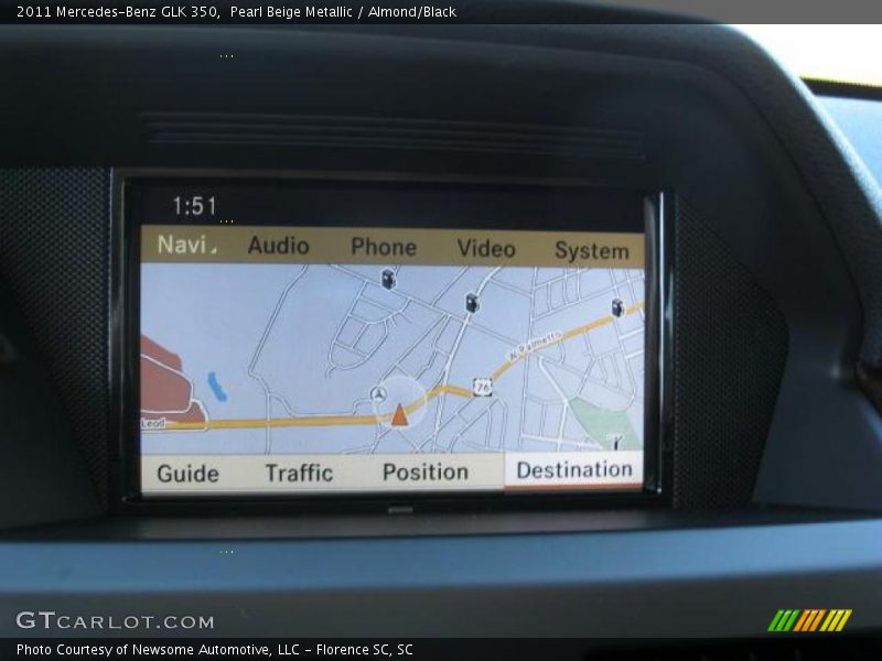 Pearl Beige Metallic / Almond/Black 2011 Mercedes-Benz GLK 350