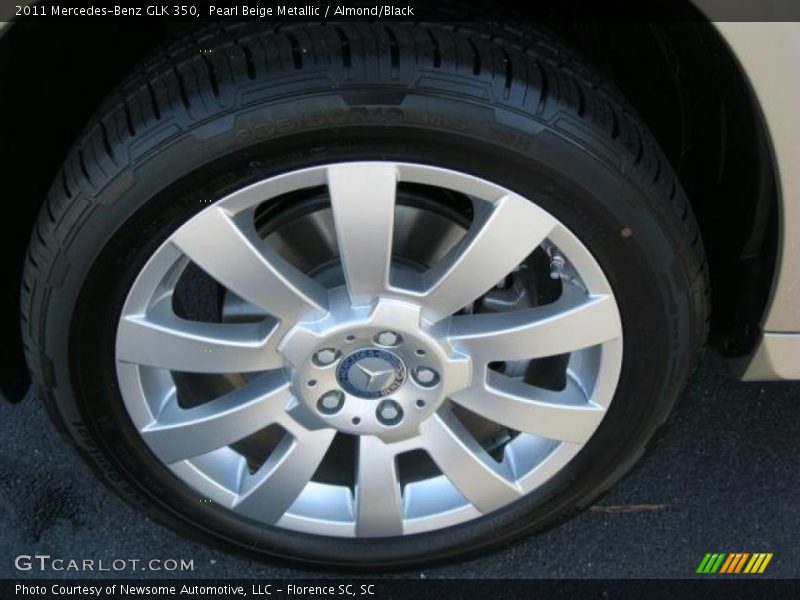Pearl Beige Metallic / Almond/Black 2011 Mercedes-Benz GLK 350