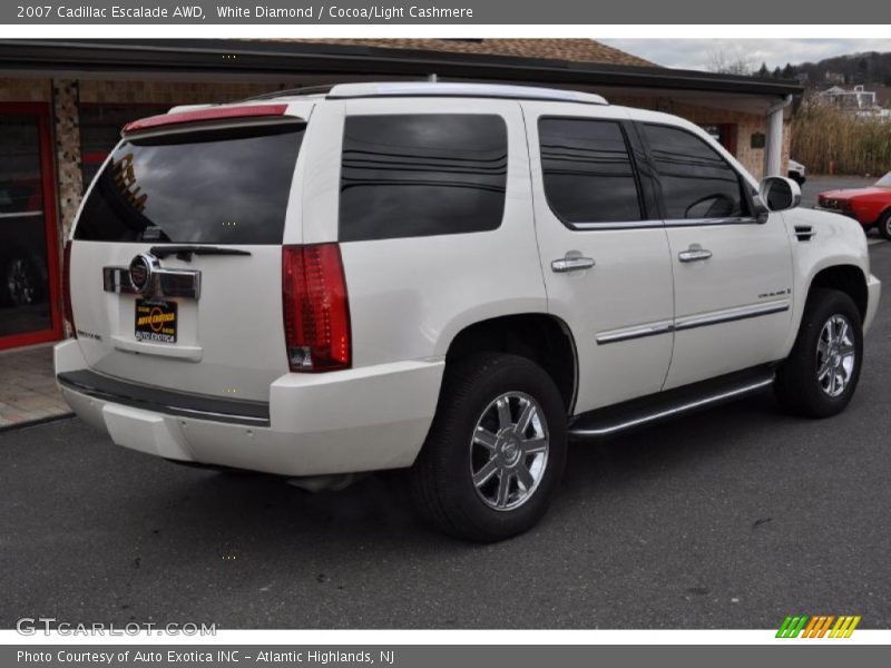 White Diamond / Cocoa/Light Cashmere 2007 Cadillac Escalade AWD
