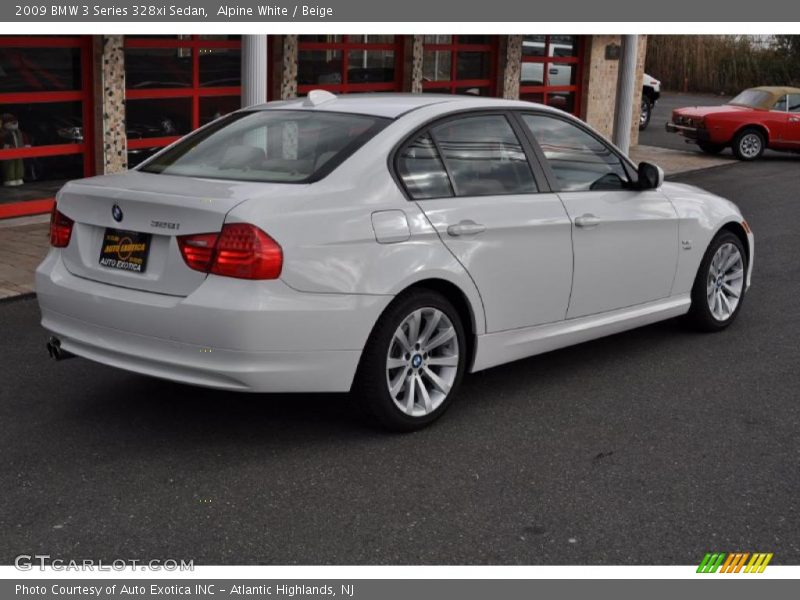 Alpine White / Beige 2009 BMW 3 Series 328xi Sedan