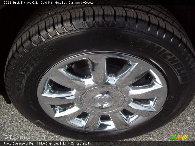 Gold Mist Metallic / Cashmere/Cocoa 2011 Buick Enclave CXL