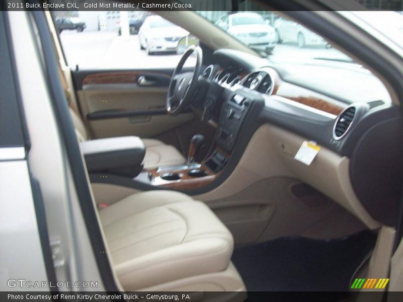 Gold Mist Metallic / Cashmere/Cocoa 2011 Buick Enclave CXL