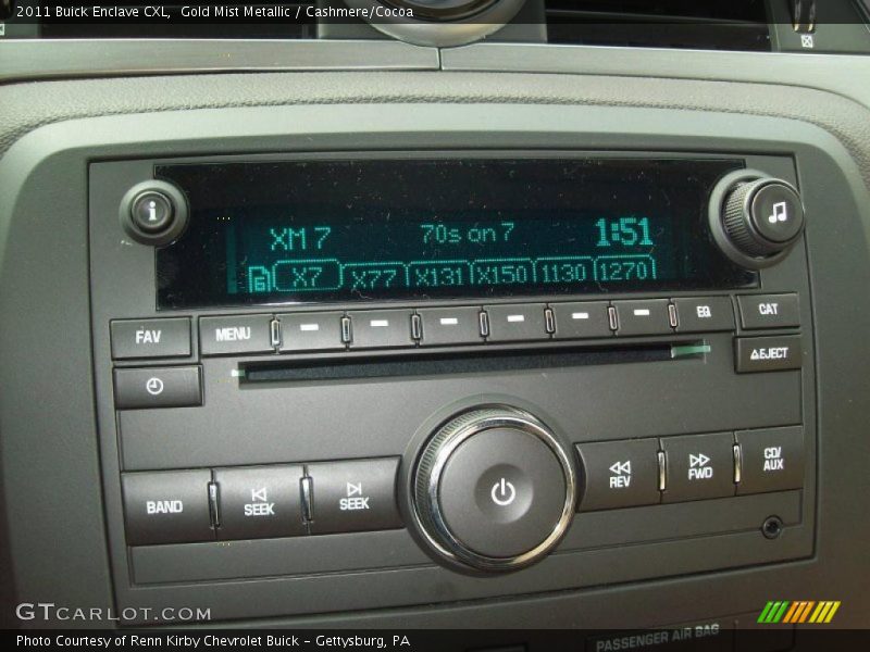 Gold Mist Metallic / Cashmere/Cocoa 2011 Buick Enclave CXL