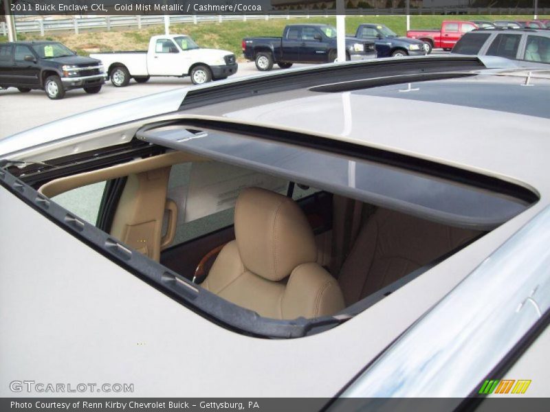 Gold Mist Metallic / Cashmere/Cocoa 2011 Buick Enclave CXL