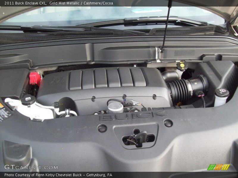 Gold Mist Metallic / Cashmere/Cocoa 2011 Buick Enclave CXL