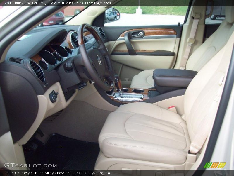 Gold Mist Metallic / Cashmere/Cocoa 2011 Buick Enclave CXL