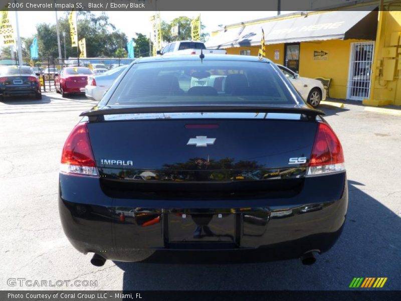 Black / Ebony Black 2006 Chevrolet Impala SS