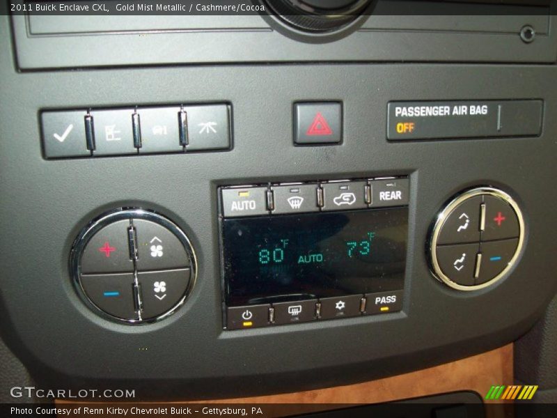 Gold Mist Metallic / Cashmere/Cocoa 2011 Buick Enclave CXL