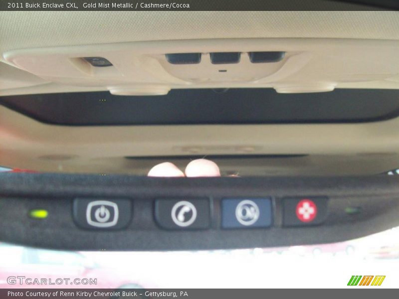 Gold Mist Metallic / Cashmere/Cocoa 2011 Buick Enclave CXL