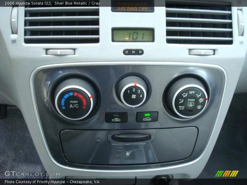 Silver Blue Metallic / Gray 2006 Hyundai Sonata GLS