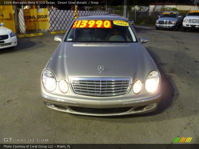 Desert Silver Metallic / Stone 2004 Mercedes-Benz E 320 Sedan