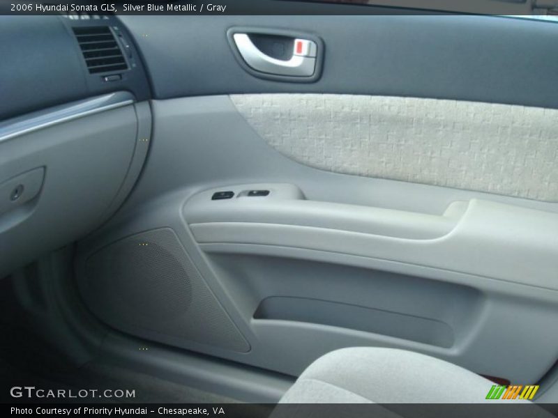 Silver Blue Metallic / Gray 2006 Hyundai Sonata GLS