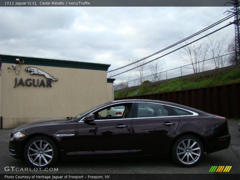 Caviar Metallic / Ivory/Truffle 2011 Jaguar XJ XJ