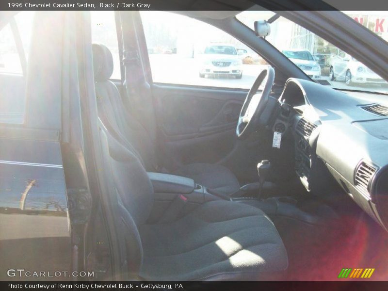 Black / Dark Gray 1996 Chevrolet Cavalier Sedan