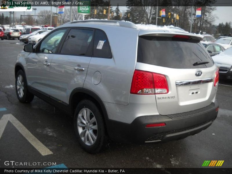 Bright Silver / Gray 2011 Kia Sorento EX AWD