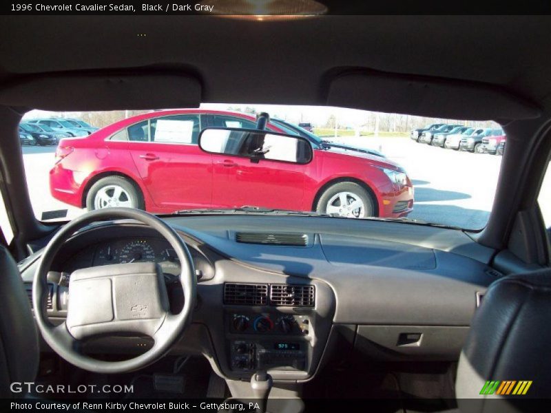 Black / Dark Gray 1996 Chevrolet Cavalier Sedan