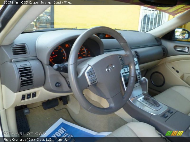 Serengeti Sand / Wheat 2005 Infiniti G 35 Coupe