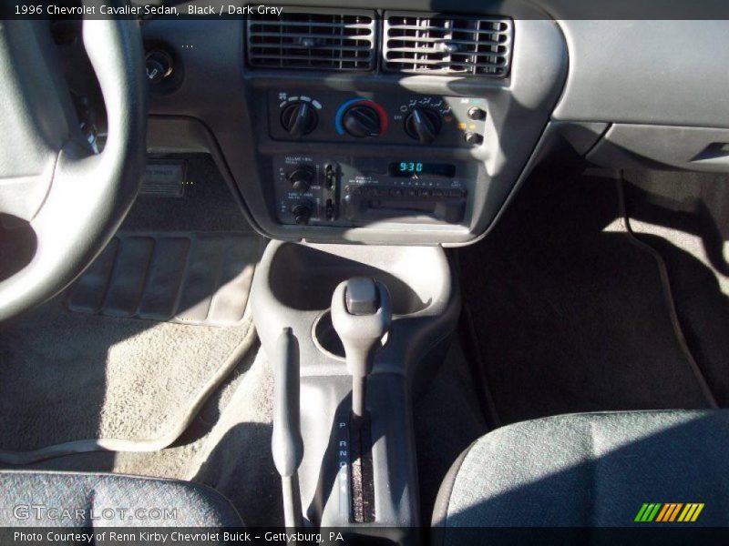 Black / Dark Gray 1996 Chevrolet Cavalier Sedan