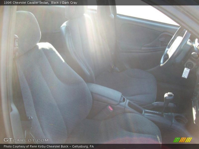 Black / Dark Gray 1996 Chevrolet Cavalier Sedan