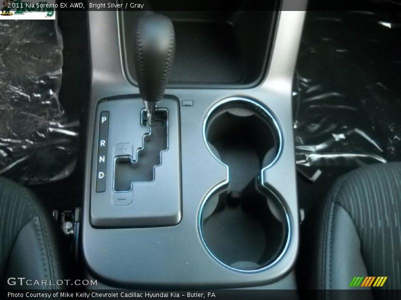 Bright Silver / Gray 2011 Kia Sorento EX AWD