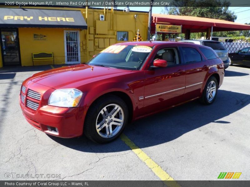 Inferno Red Crystal Pearl / Dark Slate Gray/Medium Slate Gray 2005 Dodge Magnum R/T