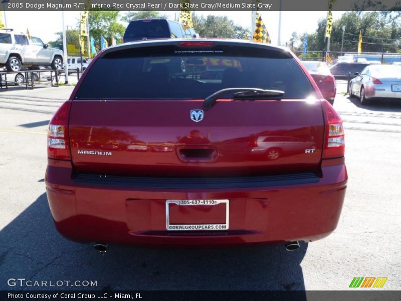 Inferno Red Crystal Pearl / Dark Slate Gray/Medium Slate Gray 2005 Dodge Magnum R/T