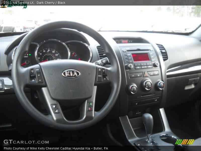 Dark Cherry / Black 2011 Kia Sorento LX