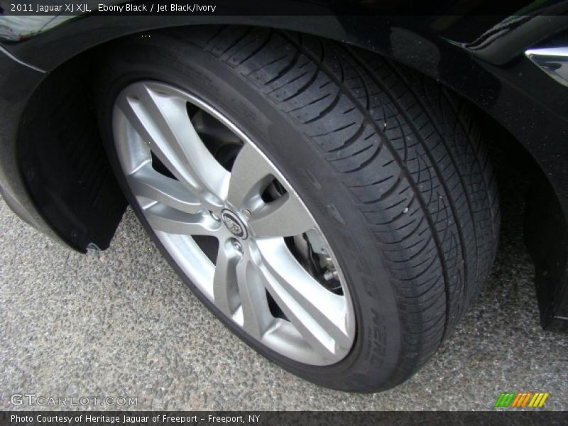 Ebony Black / Jet Black/Ivory 2011 Jaguar XJ XJL