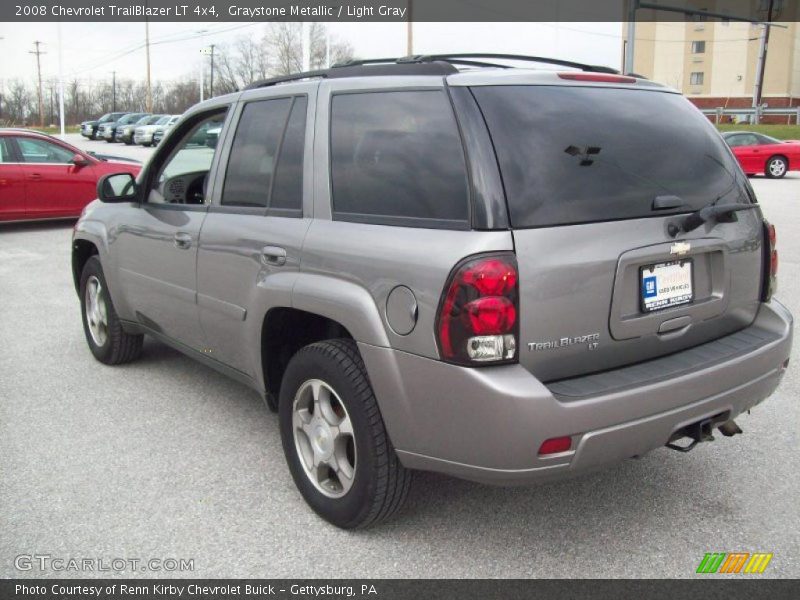 Graystone Metallic / Light Gray 2008 Chevrolet TrailBlazer LT 4x4