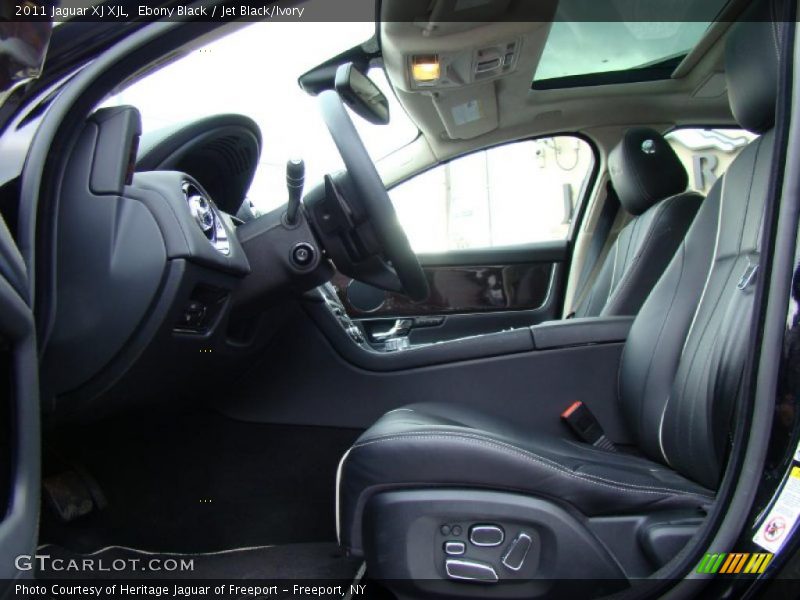  2011 XJ XJL Jet Black/Ivory Interior