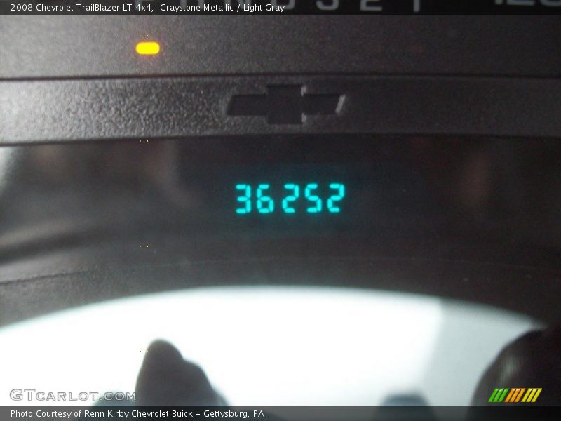 Graystone Metallic / Light Gray 2008 Chevrolet TrailBlazer LT 4x4