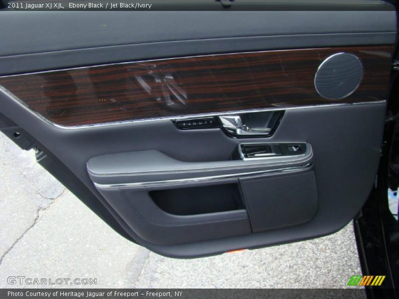 Ebony Black / Jet Black/Ivory 2011 Jaguar XJ XJL